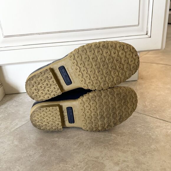 L.L. Bean Duck Boots Womens 6M Navy Blue 8" Made in Maine Waterproof Gorpcore - Picture 9 of 15